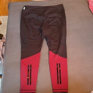 Black and Maroon Zella Leggings